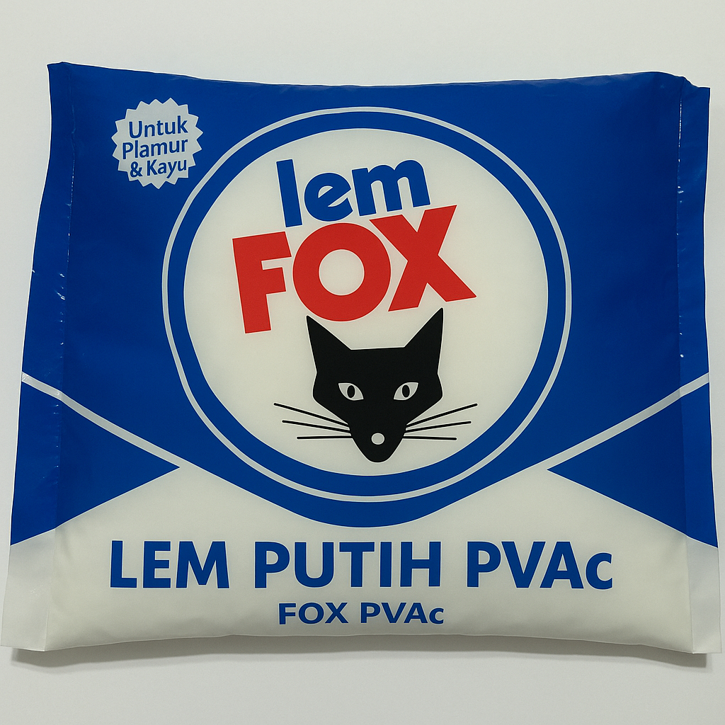 

Lem Putih FOX Bungkusan Biru (350gr & 600gr) - Lem Serbaguna