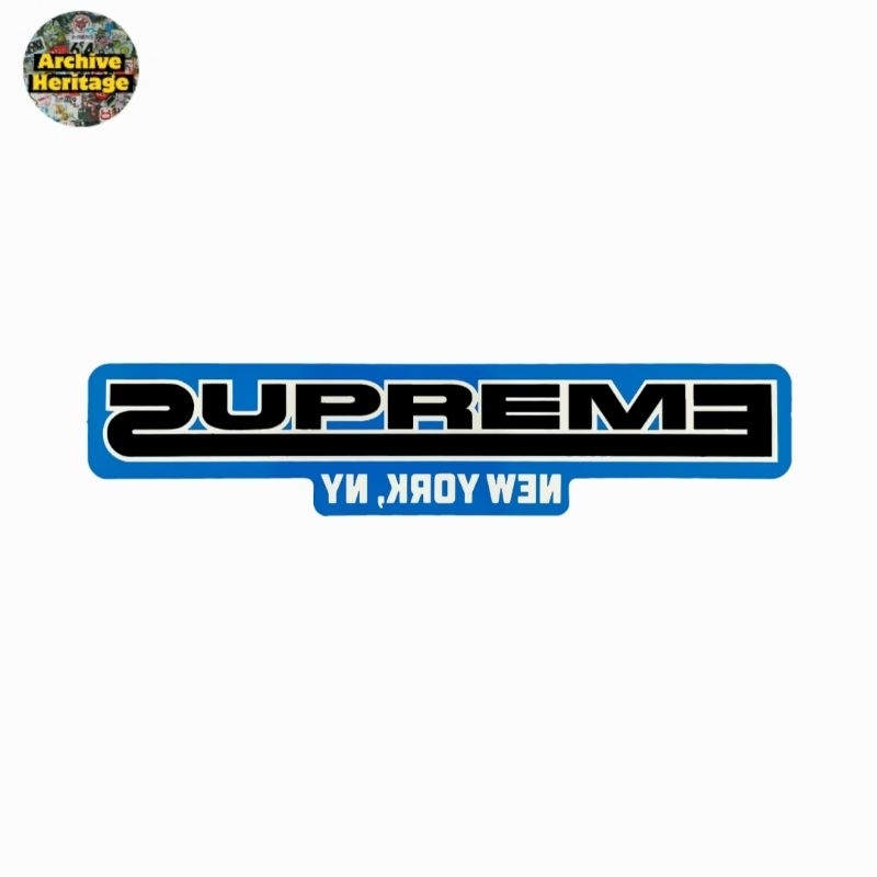 

sticker Supreme connected streetwear stiker