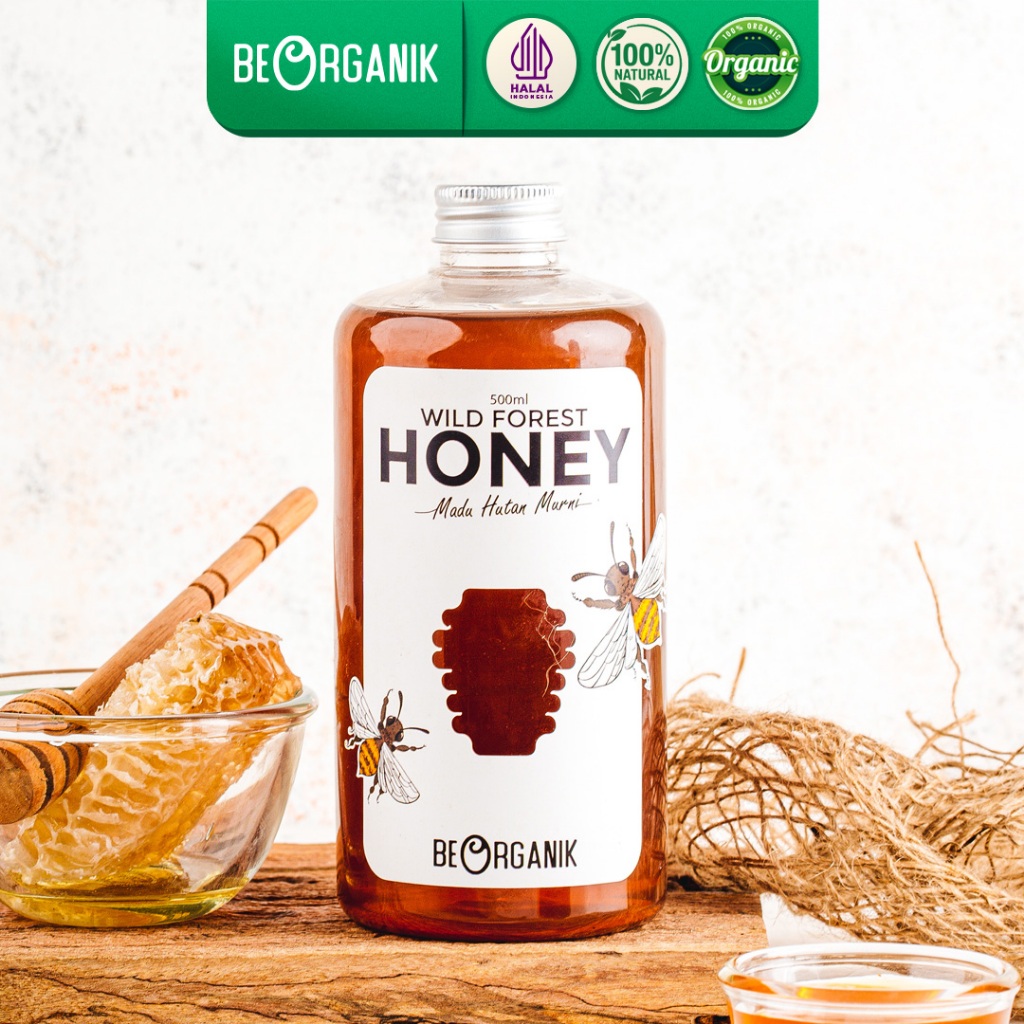 

Madu Hutan Beorganik 500ml - Natural Raw Forest Honey Asli 100%