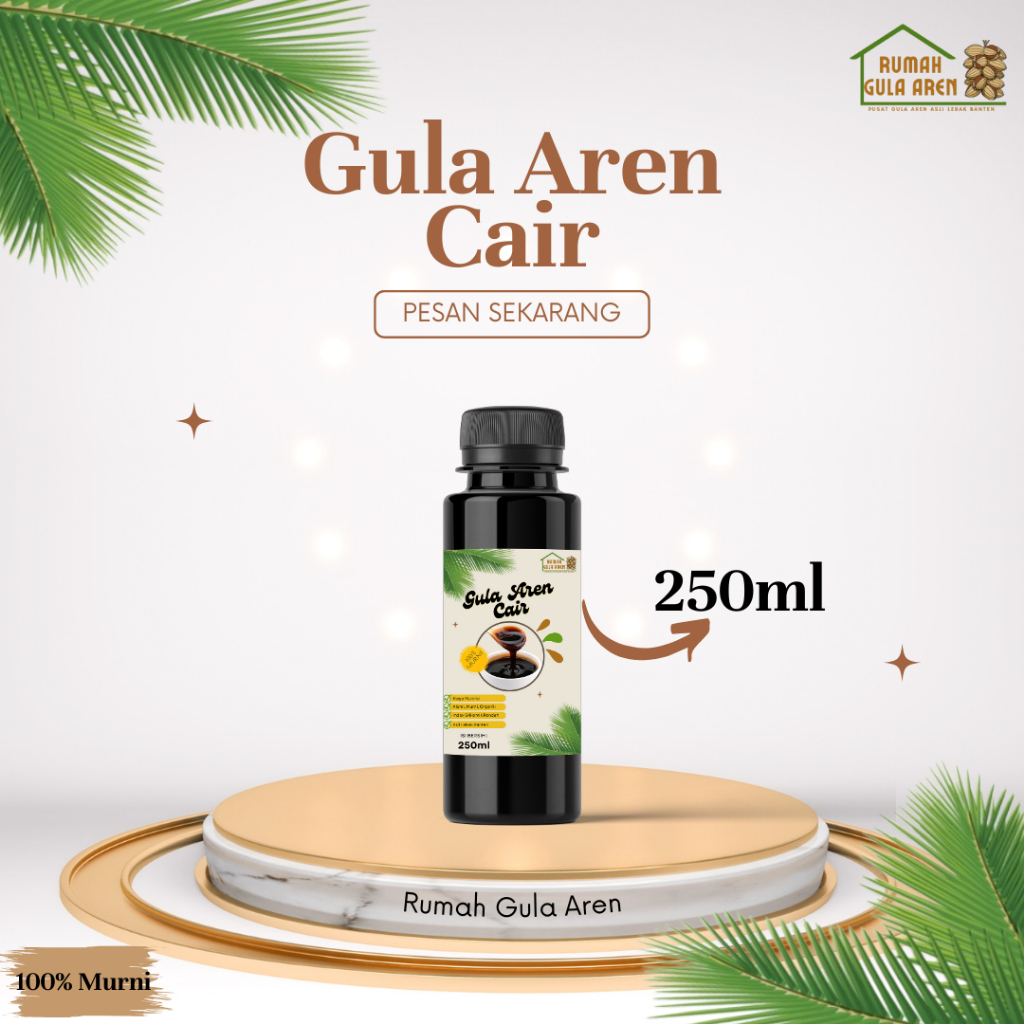

Gula Aren Cair 250ml - 100% Murni Asli Alami | Gula Aren Cair untuk Minuman & Masakan