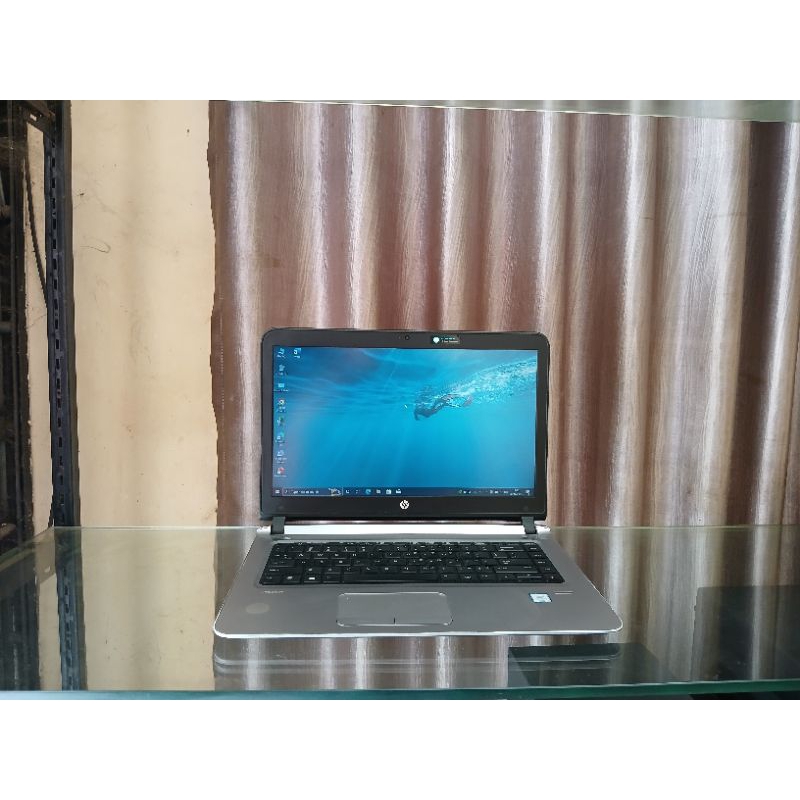 leptop hp probook 440 g3 core i3 6100u gen ram 8gb hdd 500gb display 14 inc