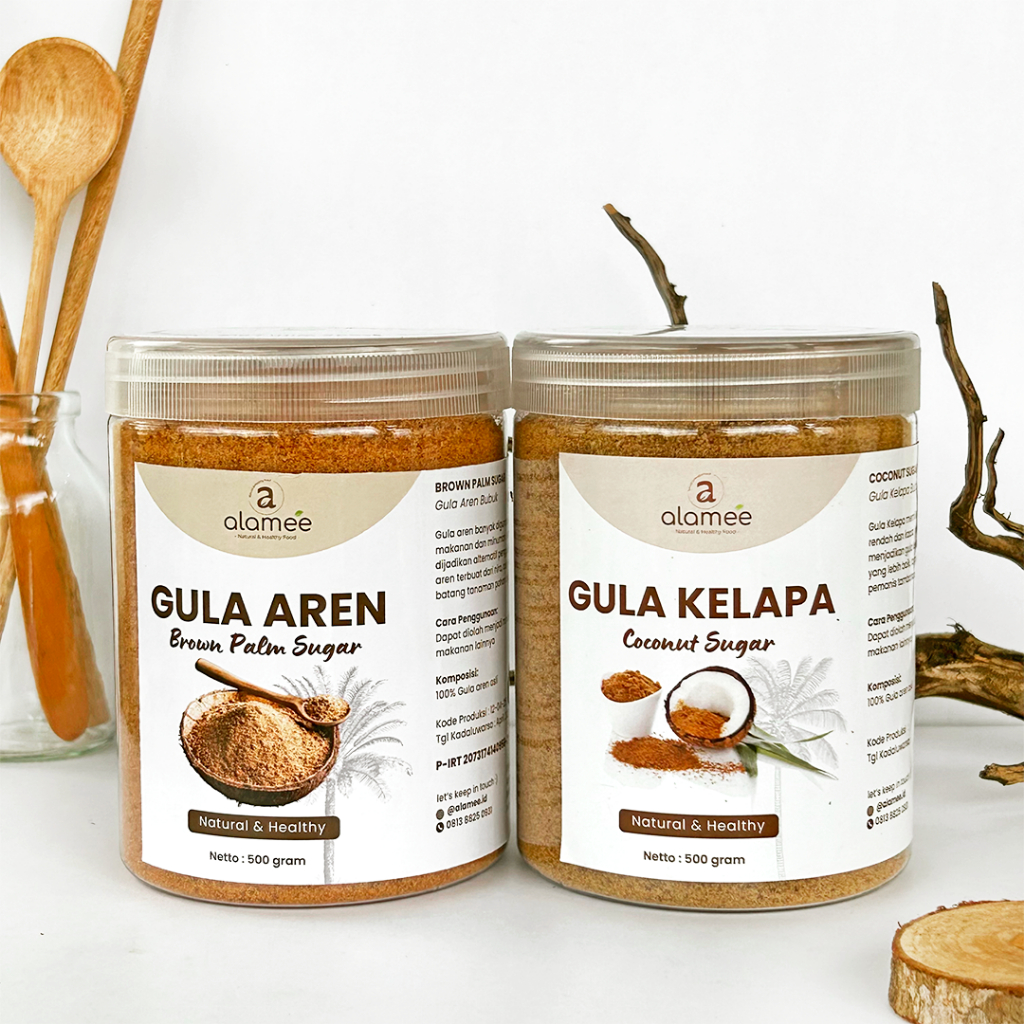 

Gula Semut Kelapa Aren Organik Asli Bubuk Coconut Sugar Powder Natural Organik Organic 500gr