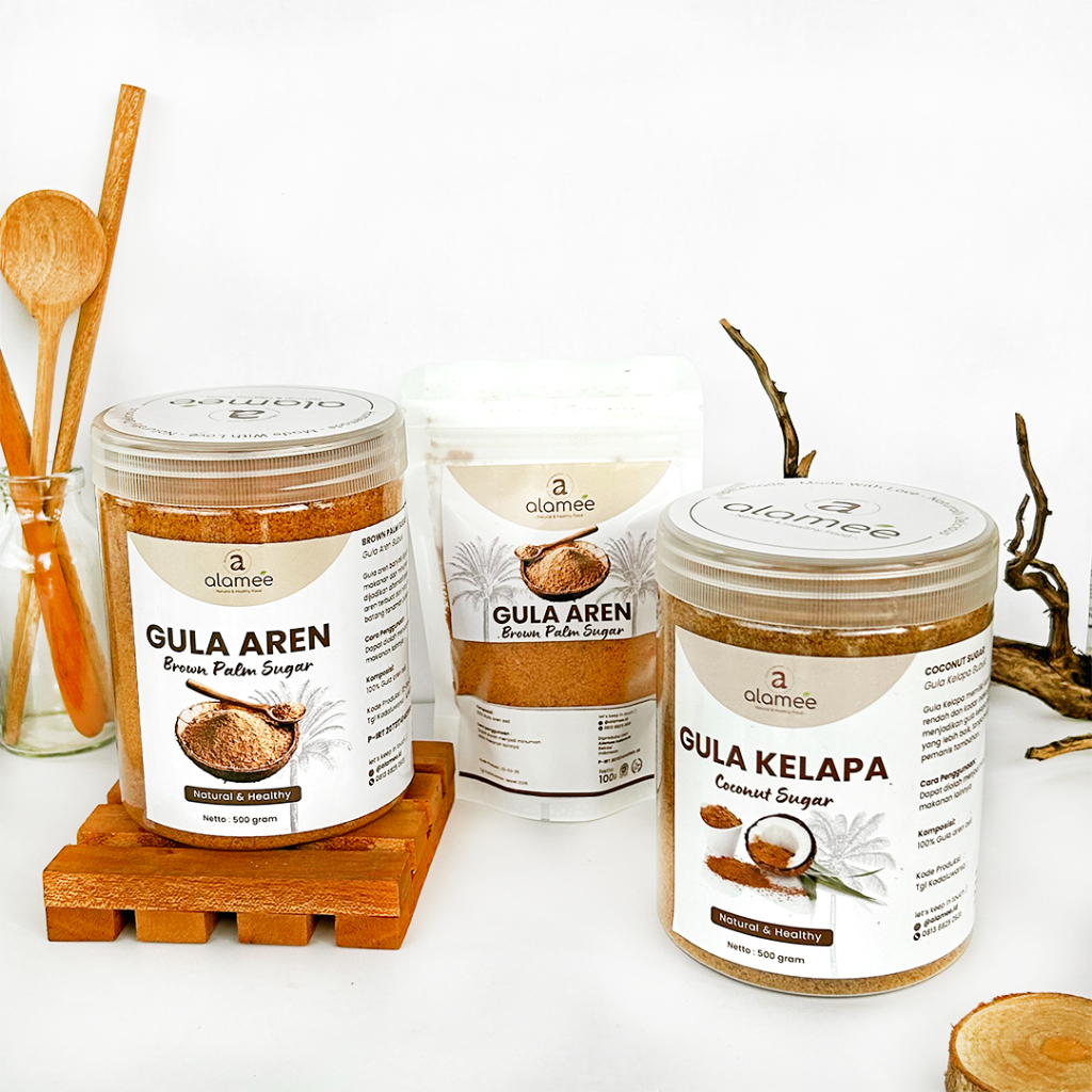 

Gula Semut Kelapa Aren Organik Asli Bubuk Coconut Sugar Premium Powder Natural Organik Organic 500gr