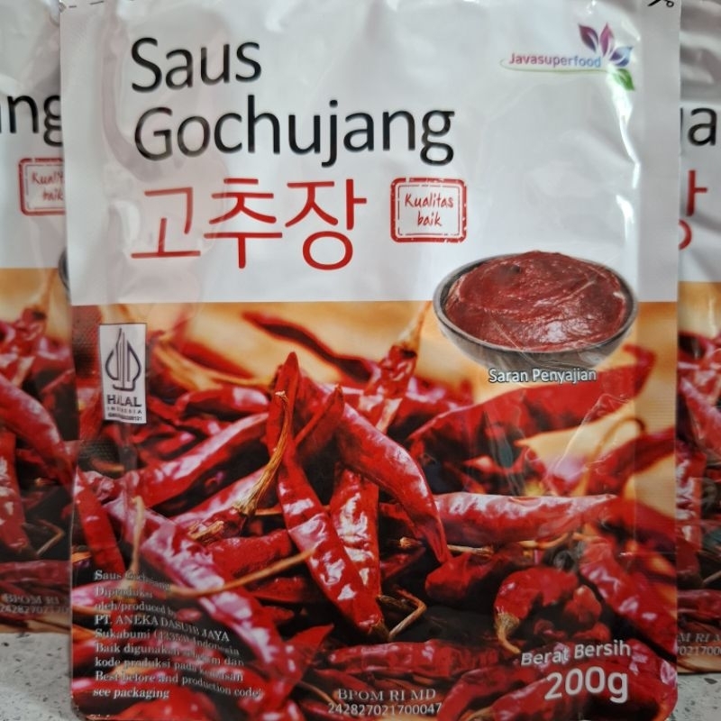 {SALE} Gochujang 200gr halal saus korea pasta cabai gochujang saus toppoki tteokbokki raboki saus ha