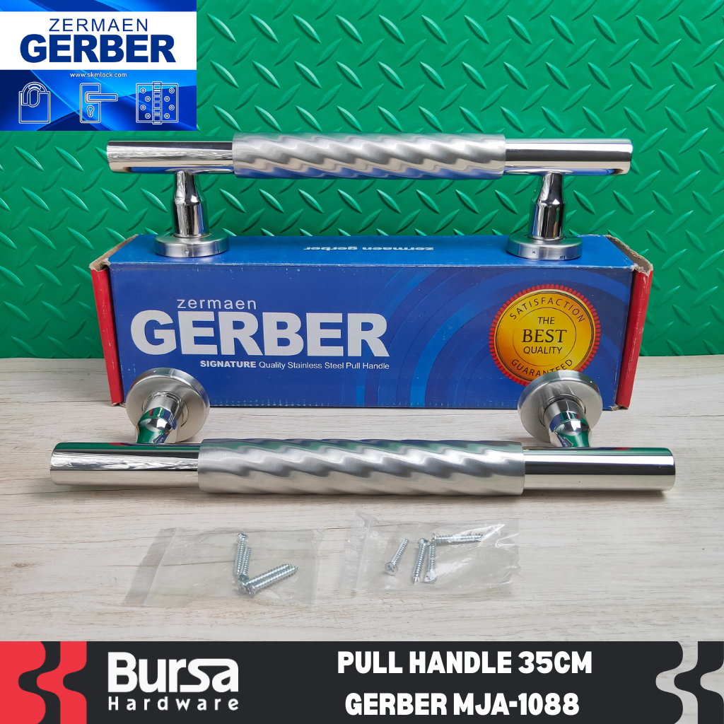 Pull Handle Gagang Tarikan Pintu Rumah 35 cm Gerber MJA 1088 Stainless Steel 304