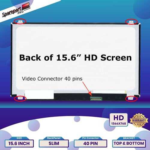 High Quality LED LCD Laptop HP 15-R203TU 15.6 inch 40pin Slim - Garansi
