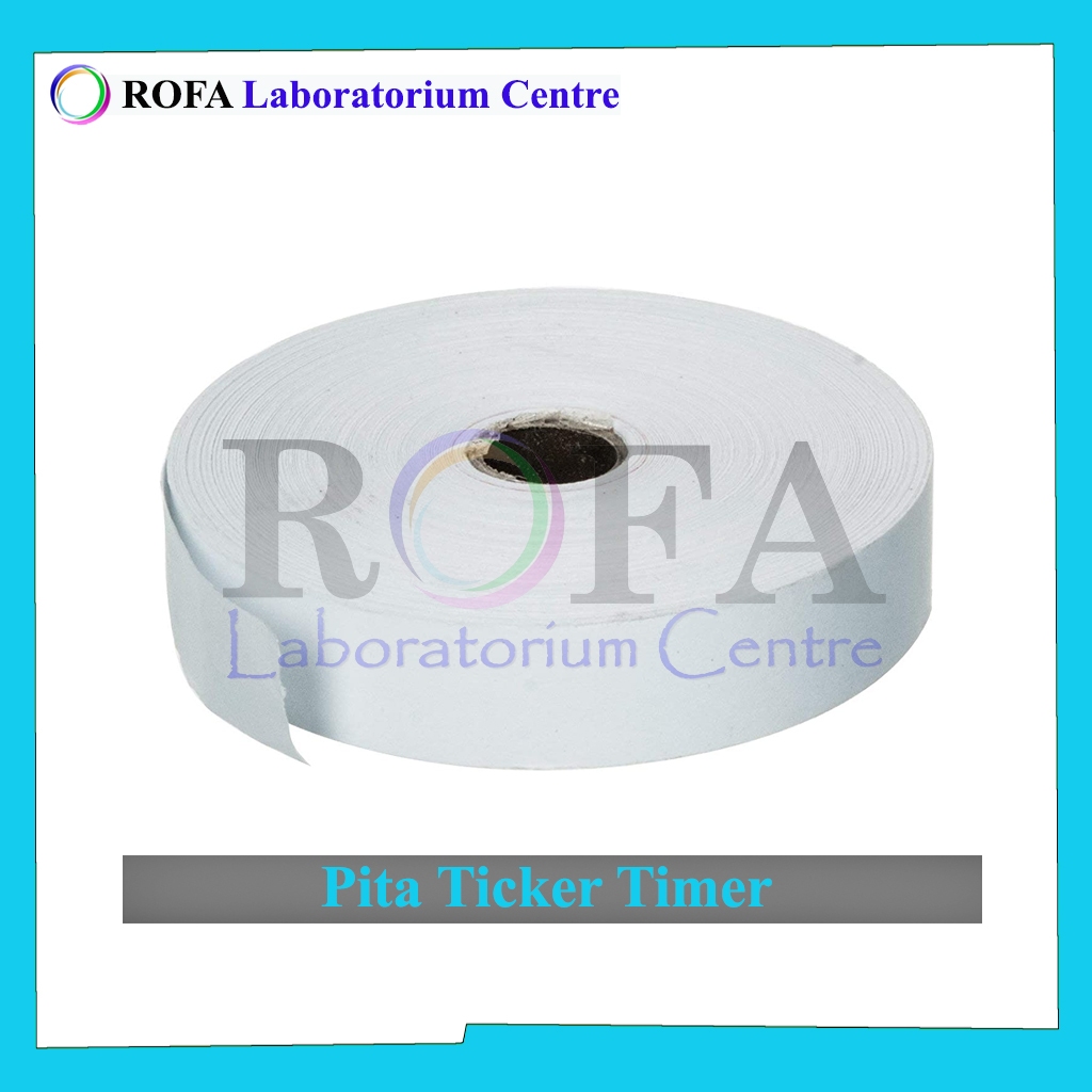 Pita Pewaktu Ketik / Pita Ticker Timer / Ticker Timer - Chemicals Solution