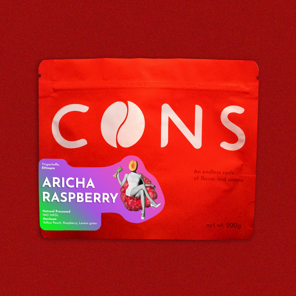 

Flavoria Series Biji Kopi Specialty Ethiopia Aricha Raspberry
