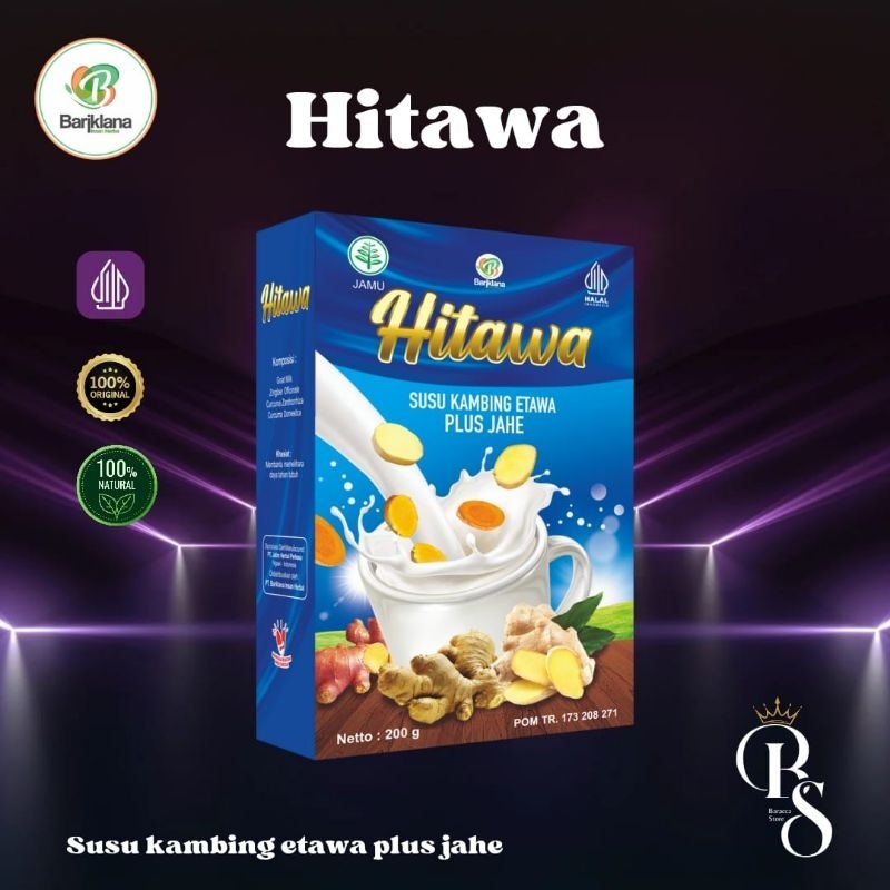 

HITAWA 200GR SUSU KAMBING ETAWA PLUS JAHE|| NYERI SENDI ASAM URAT DLL