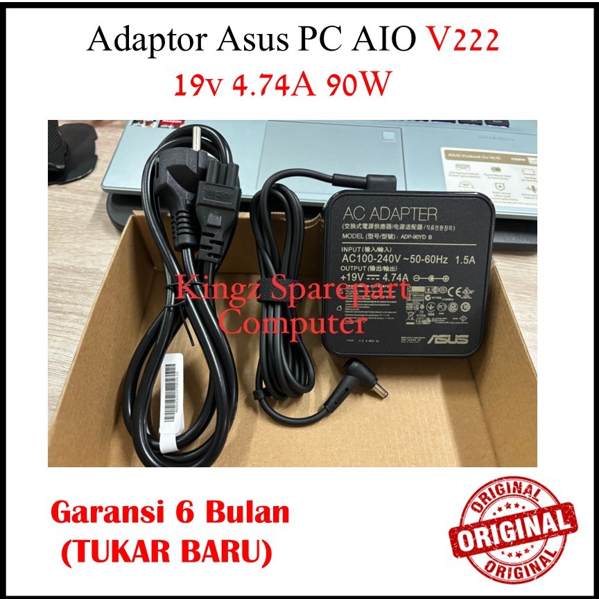 Adaptor charger PC All in One Asus V222 V222GAK V222F AIO 19V 4.74A 90W