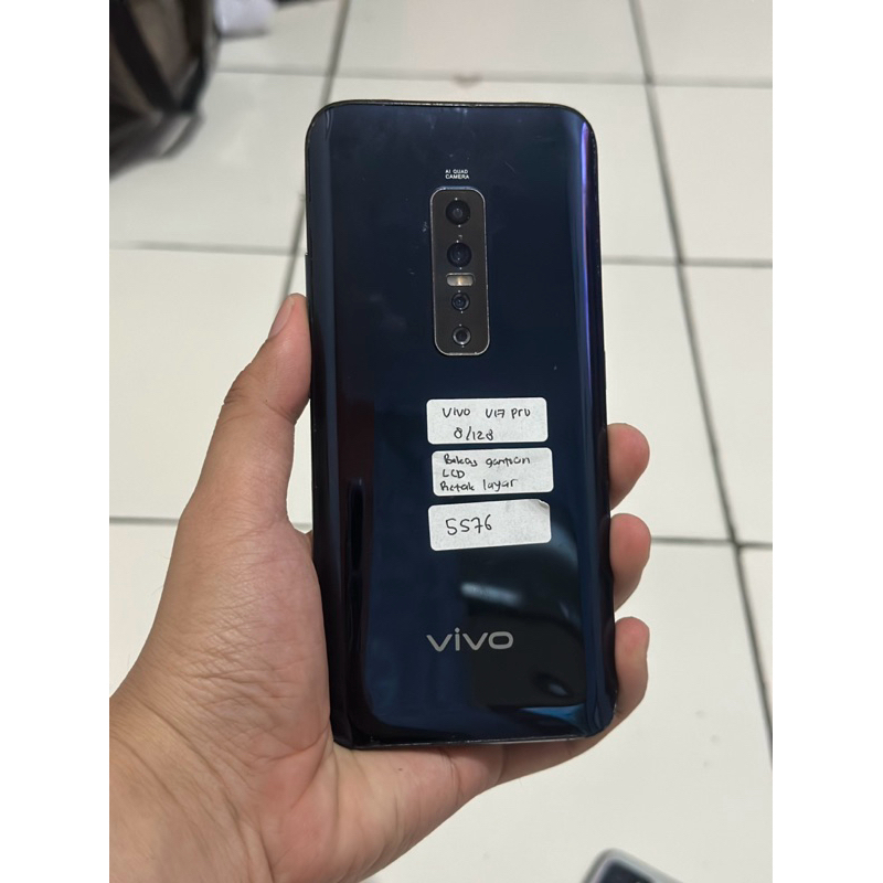 Handpone Hp Vivo V17Pro 8/128 Ada Minus Second Seken Original Murah bergaransi