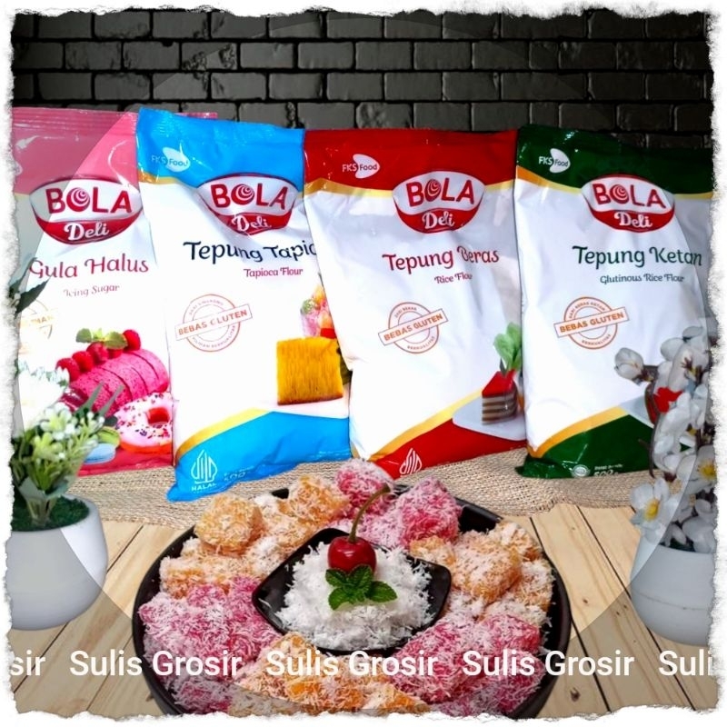 

Bola Deli Tepung Ketan/ Beras/ Tapioka/ Gula Halus 500 gr