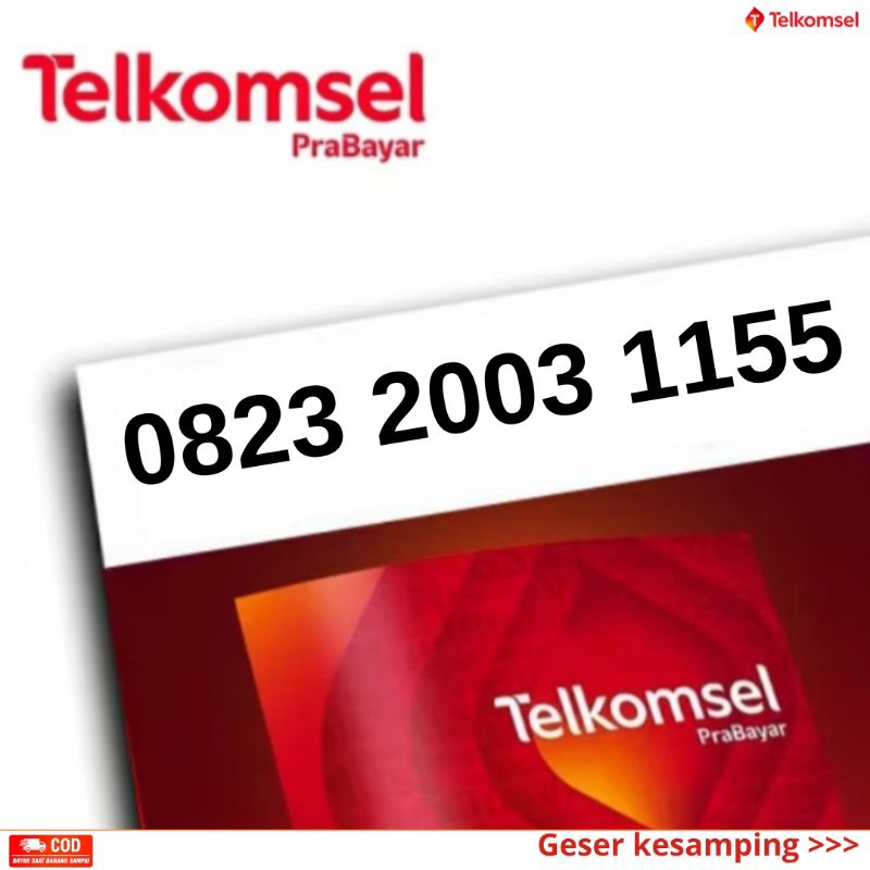 Nomor cantik Telkomsel nomor cantik tahun 2003