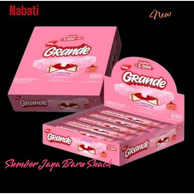 

Nabati Grande Strawberry CheeseCake | Isi 10 Pcs