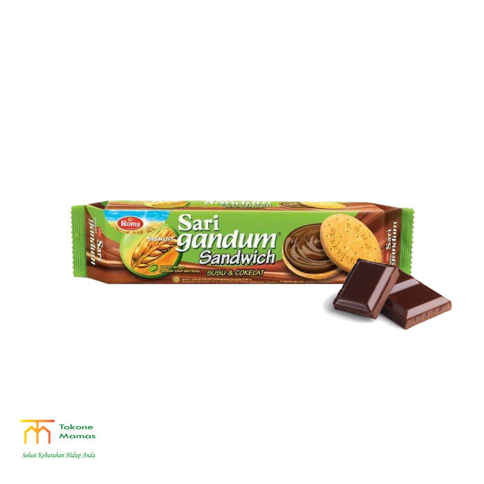 

Roma Sari Gandum Sandwich Coklat 108g