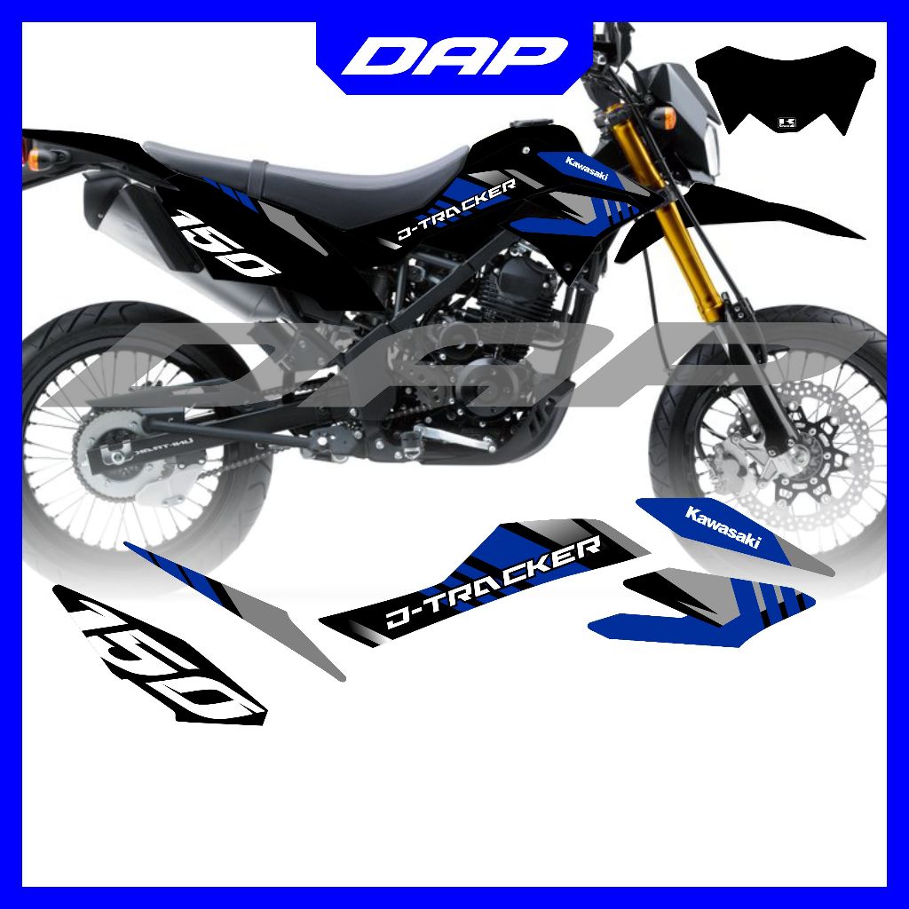 STRIPING DTRACKER  SE PUTIH BIRU TUA  2019