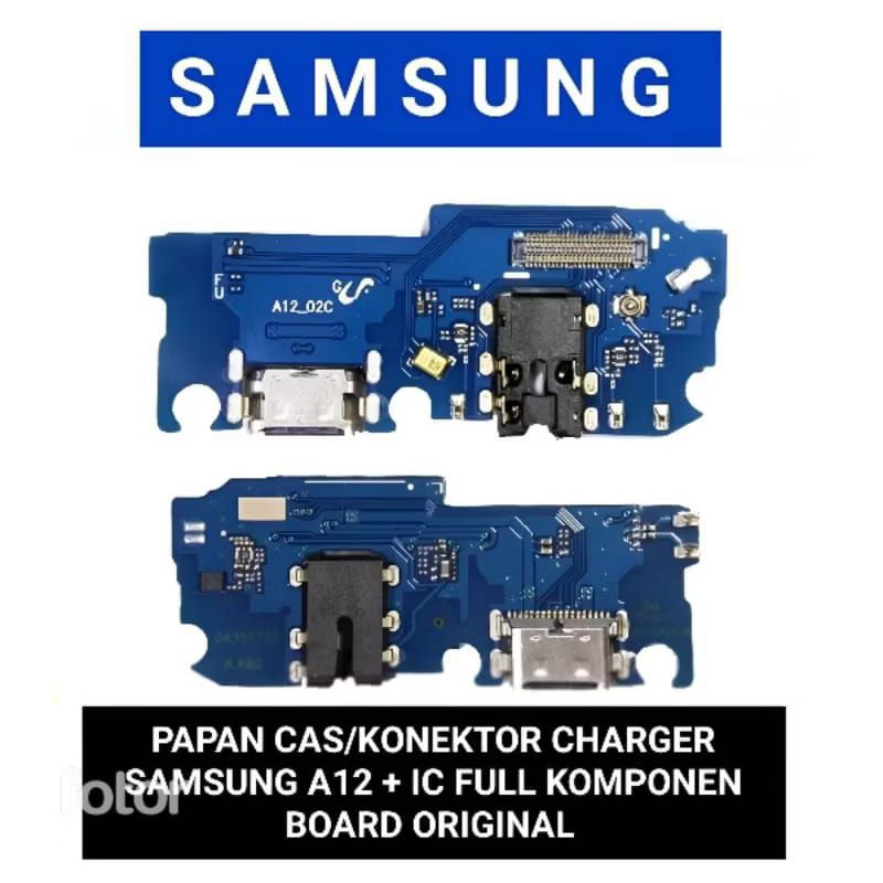 PAPAN CAS / KONEKTOR CAS CHARGER SAMSUNG A12 ORIGINAL 100%