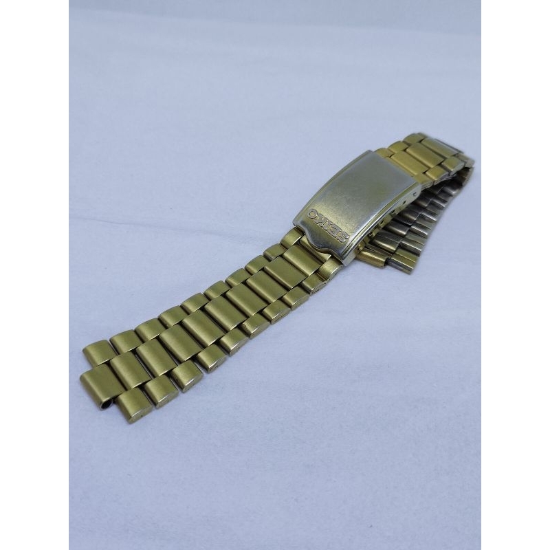 Seiko japan watch bracelet vintage ori rantai jam tangan antik stainless gold seiko5 part arloji law