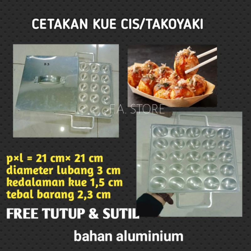 WAJAN/CETAKAN TAKOYAKI CIS TELUR,TELUR CONGKEL