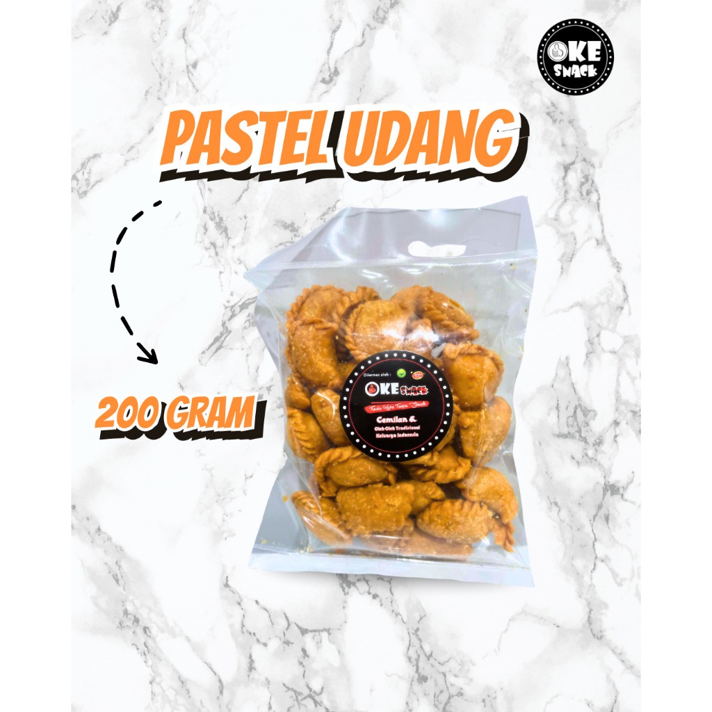 

Camilan Pastel Udang Gurih Garing Renyah 200gr
