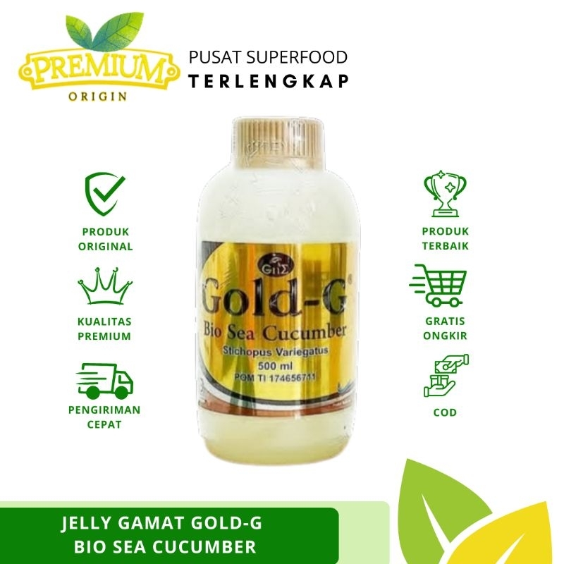 [ HALAL ] Jelly Gamat Gold-G Bio Sea Cucumber ORI | Kolagen Alami