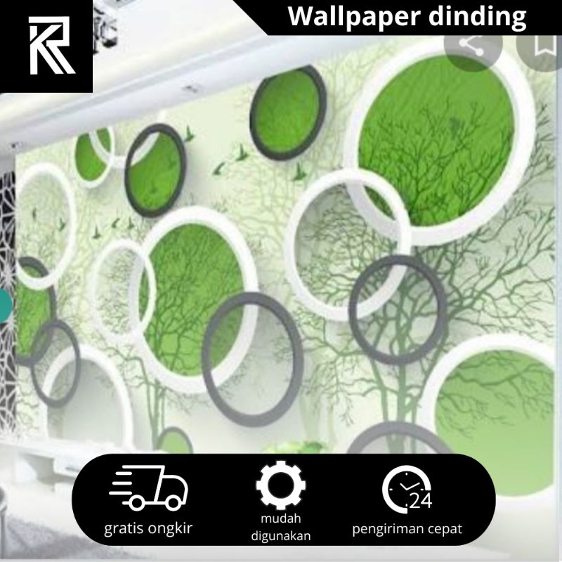 1 roll wallpaper dekorasi dinding premium