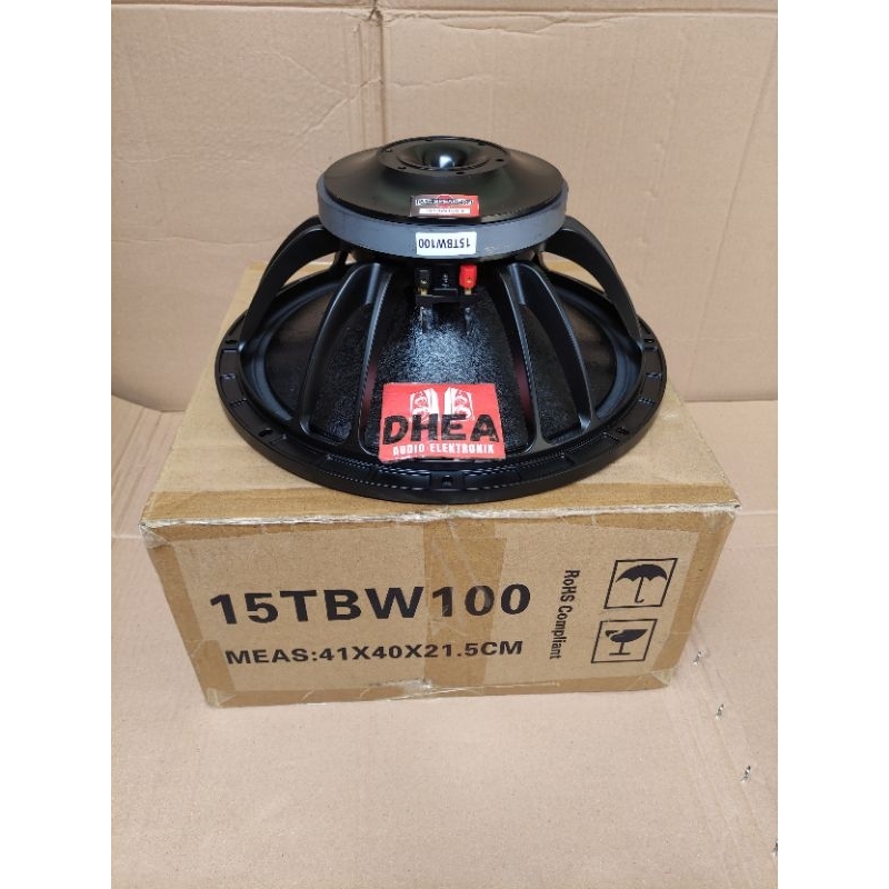 Speaker B&C BnC Audio 15TBW100 15in Spool VC 3in 800 Watt low mid Daun Coating luar dalam 15" 15inch