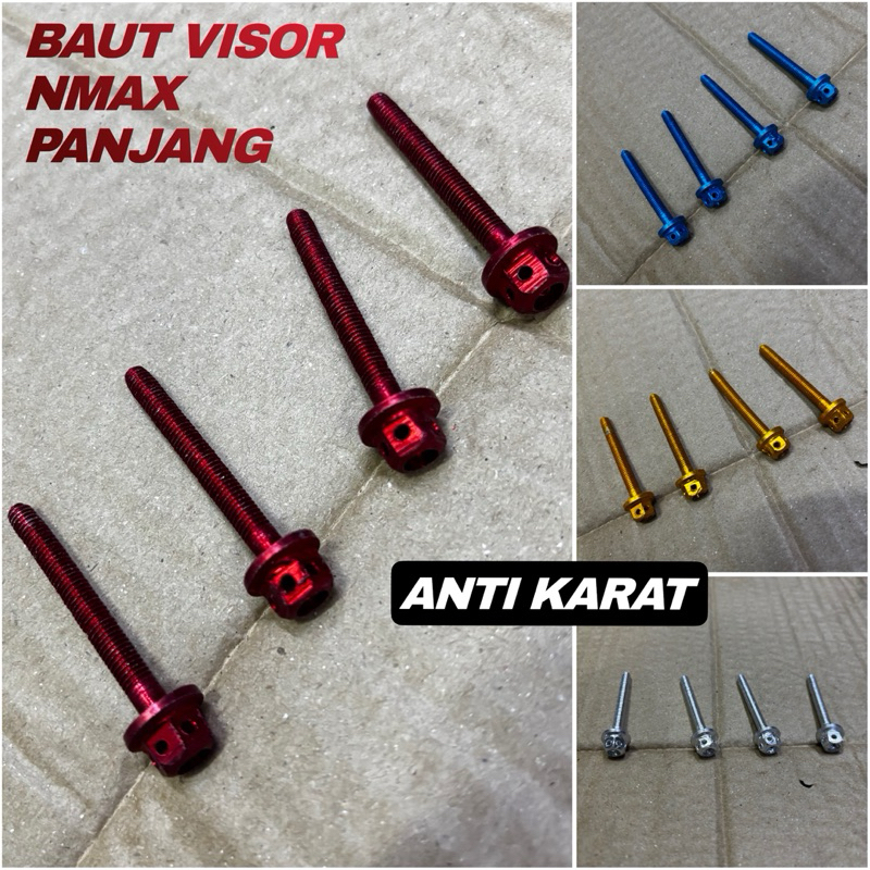 TERMURAH Baut Visor Nmax Panjang Baut Probolt Visor Nmax Harga Satuan ANTI KARAT Harg termurah Kuali