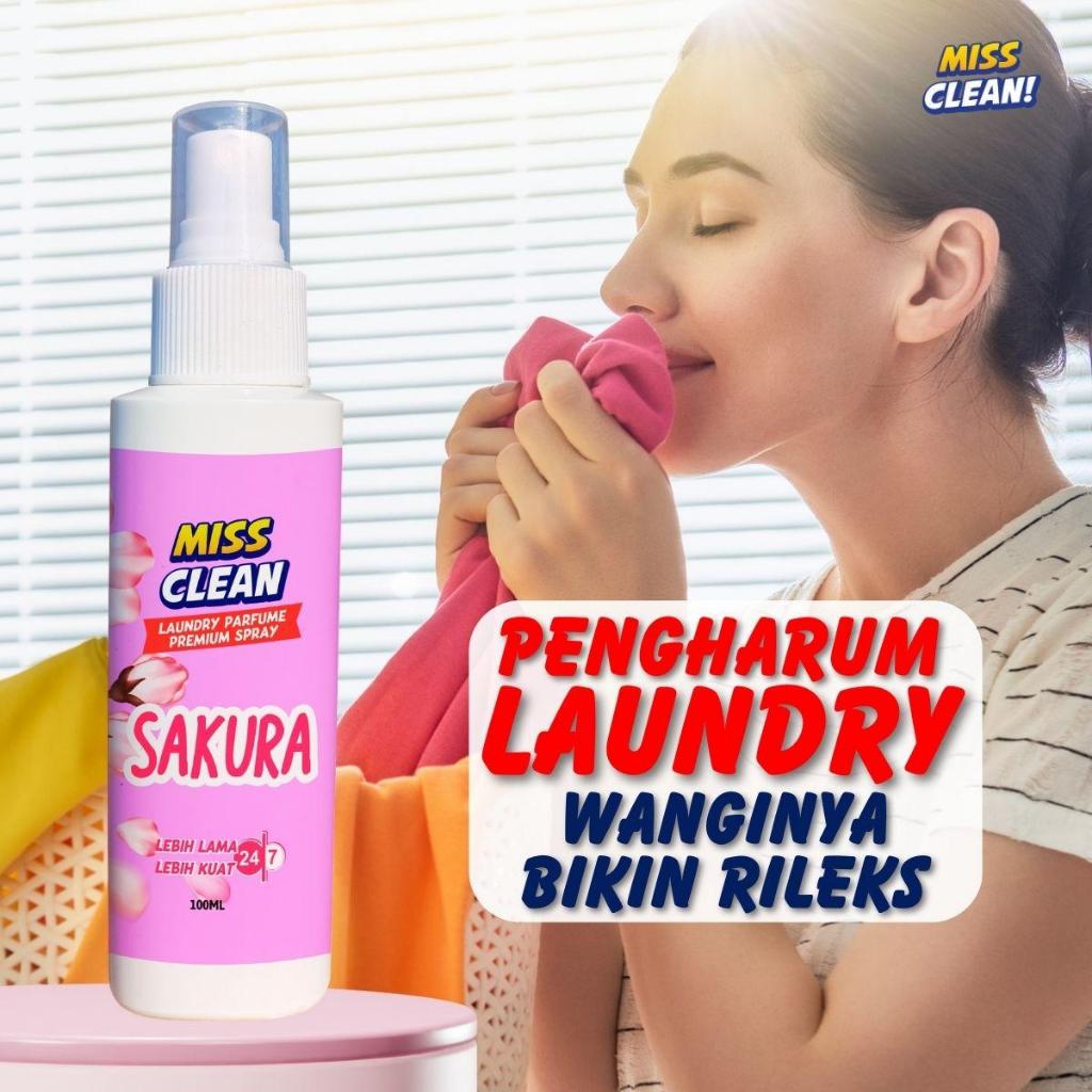 MISS CLEAN Linen Sprei Sakura