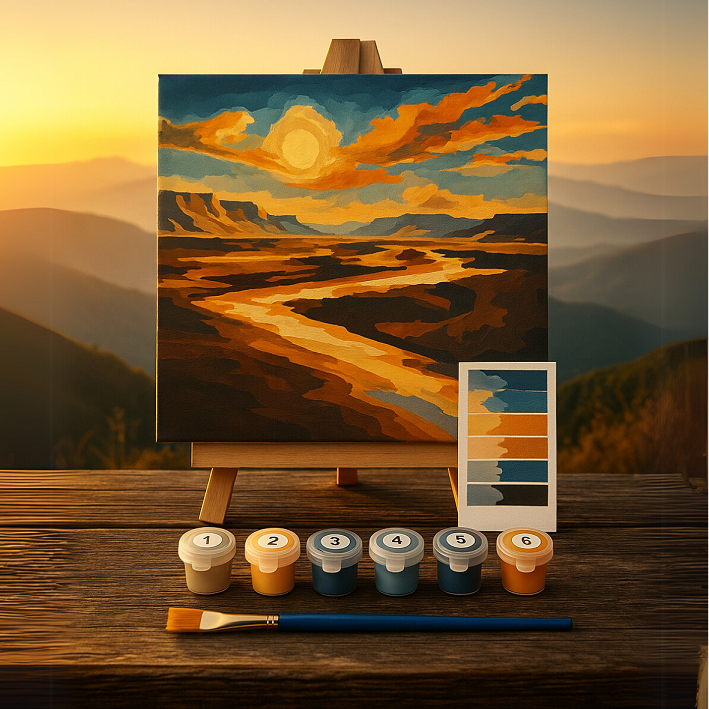 

SFO - DIY Paint By Numbers Kit 1 Set - Sahara I