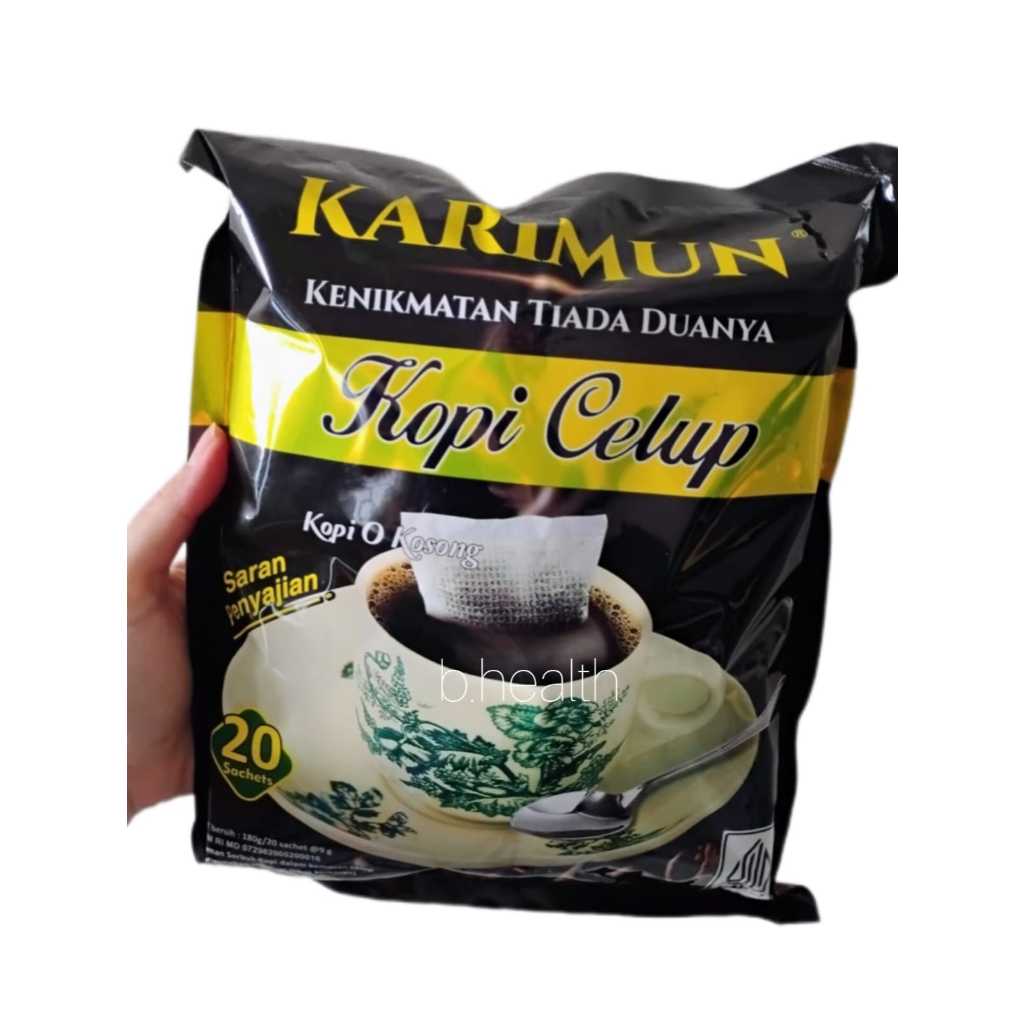 

Karimun Kopi O Kosong Black Coffee No Sugar Kopi Hitam Tanpa Gula Sachet Coffee Bag Kopi Tanpa Ampas