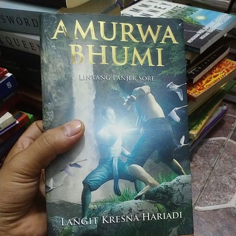 buku novel sejarah a murwa bhumi lintang panjer sore by langit kresna hariadi original