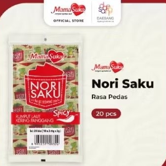 

mamasuka rumput laut kering isi 20bks/nori saku isi 20