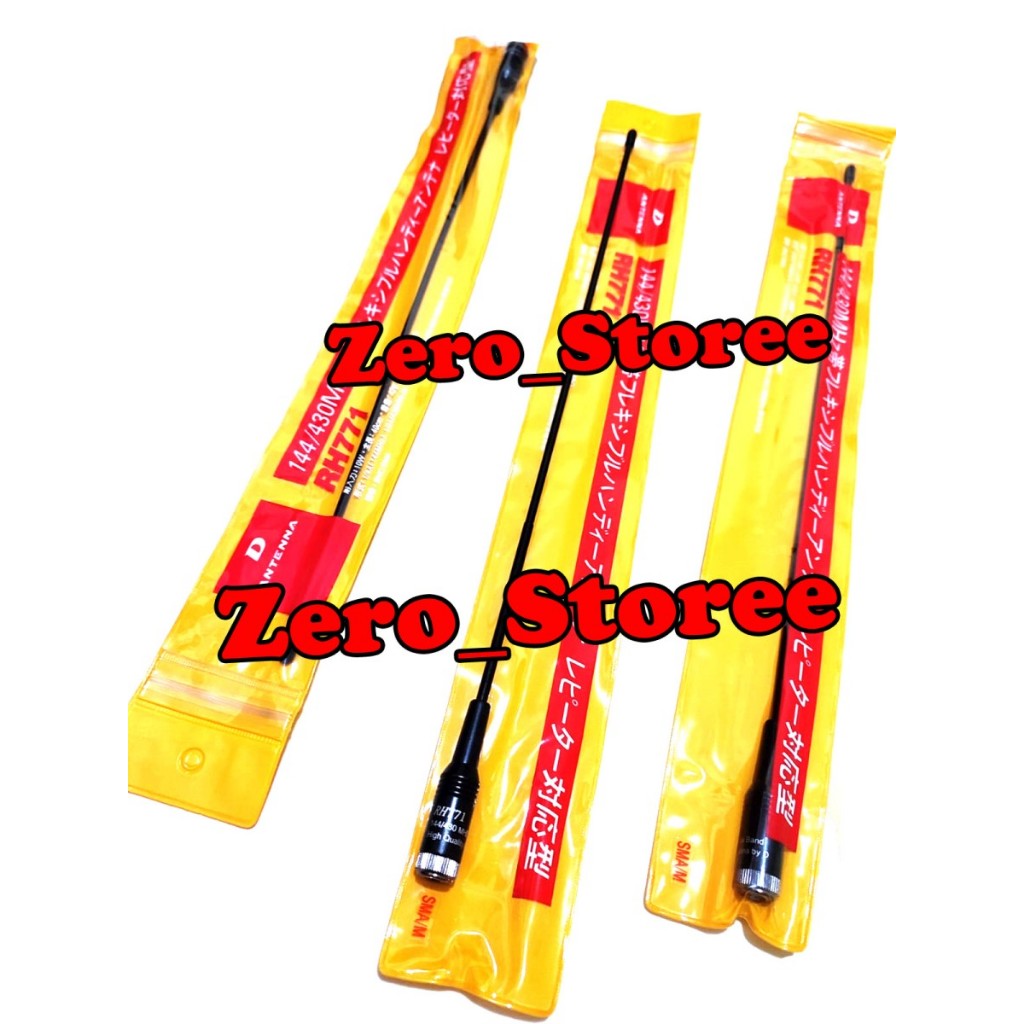 Antena RH771 SMA Male laki Antena VHF UHF HT yaesu RH-771 Dualband antenna BKN RH77b lidi tebal Yaes