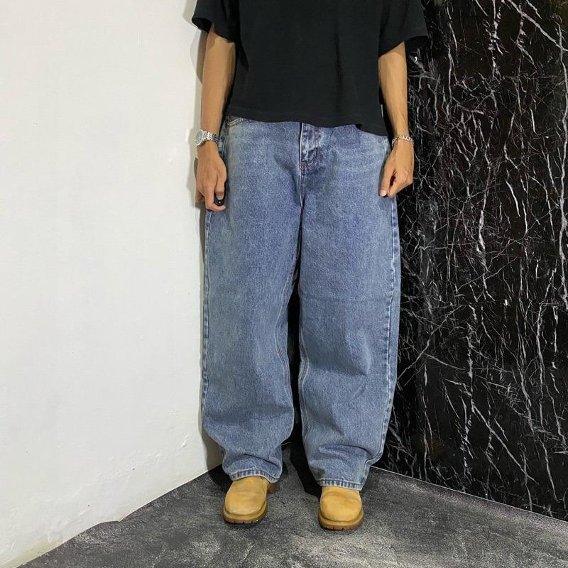 Ballon Pants Jeans Blue Vintage by TOFFEE