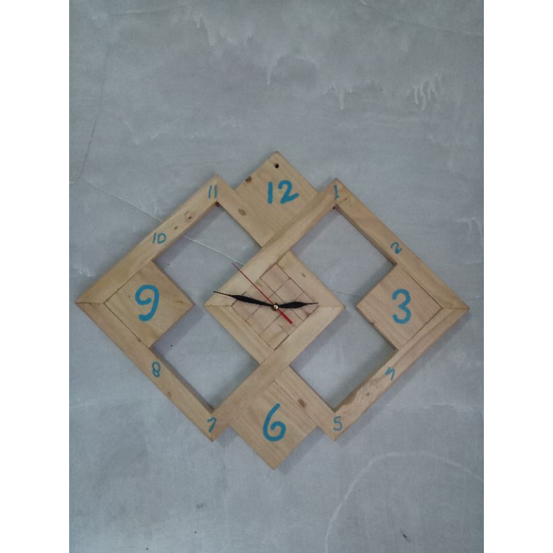 jam dinding kayu jati belanda