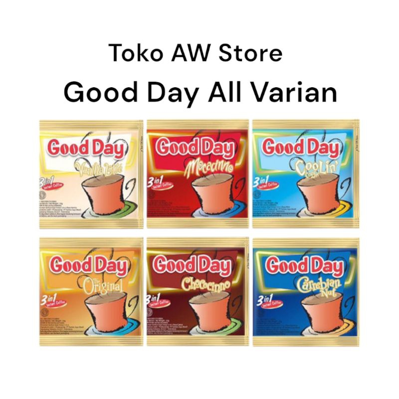 

GOOD DAY MOCACINNO @20gr x 5 sachet l Kopi Instan Minuman