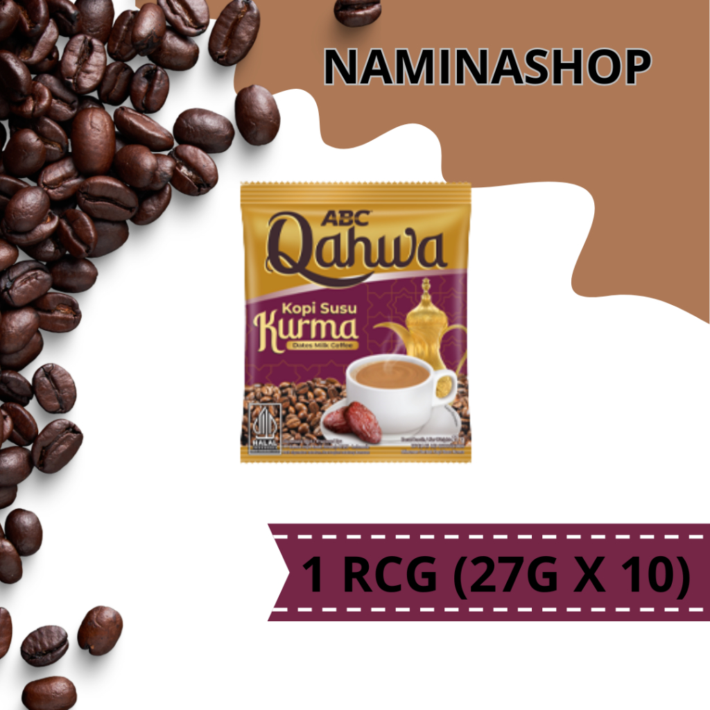 

ABC KOPI SUSU INSTANT QAHWA KURMA RCG 10x27g