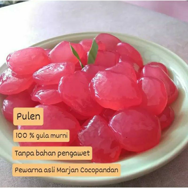 

1 kg Manisan Kolang Kaling 100 % Gula Rasa Marjan Cocopandan