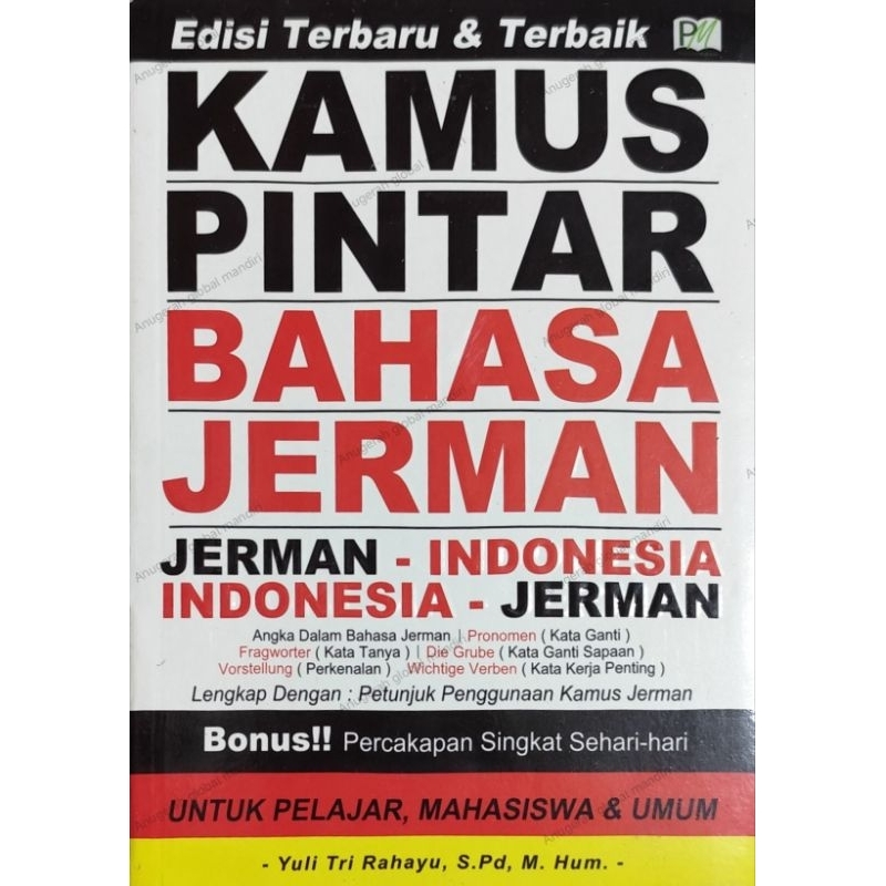 Kamus pintar bahasa jerman jerman Indonesia Indonesia jerman