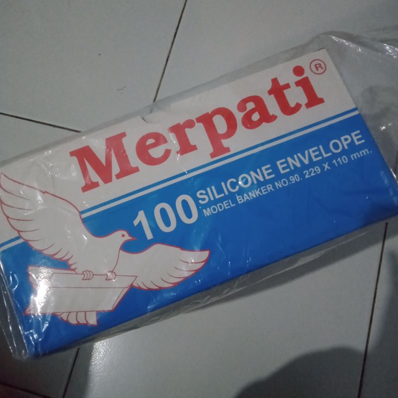 

Amplop Merpati Besar Putih/Amplop 229 X 110 mm/Kiky Amplop Merpati no.90 panjang jumbo