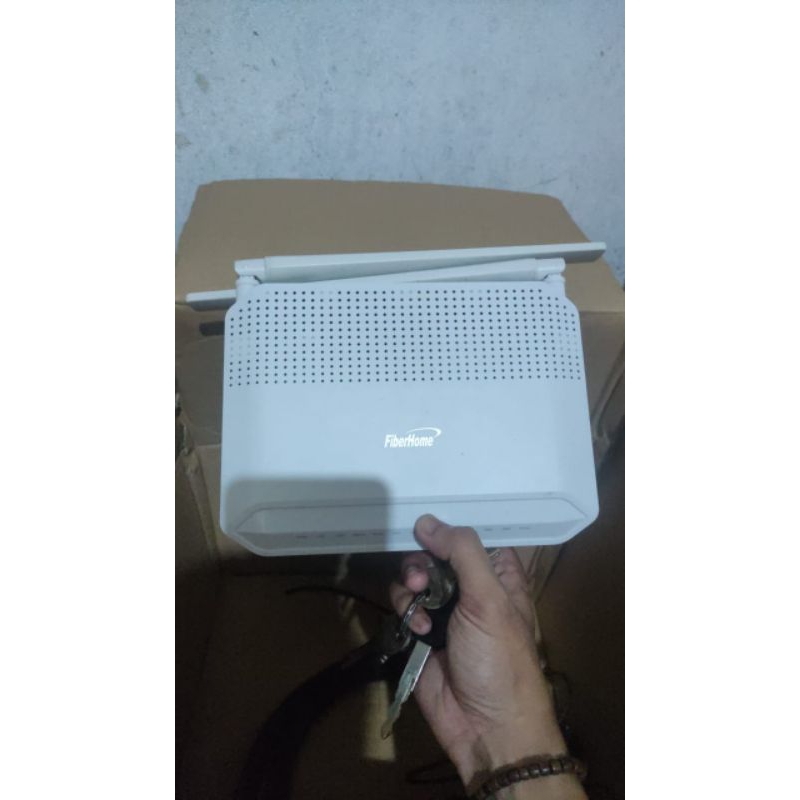 Modem ONT GPON Fiberhome HG6145F dualband 2.4G & 5G original port biru