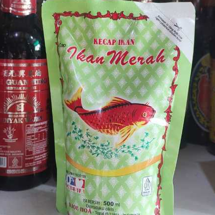

kecap sari ikan cap ikan merah djoe hoa refill 500ml