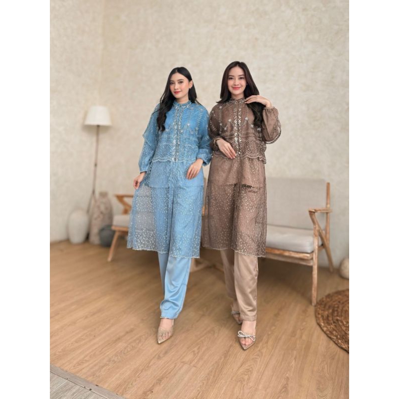 AYANA SET CELANA//BAJU PESTA//BAJU WISUDA//KEBAYA//KEBAYA MODERN//KEBAYA CELANA//SET KEBAYA CELANA//