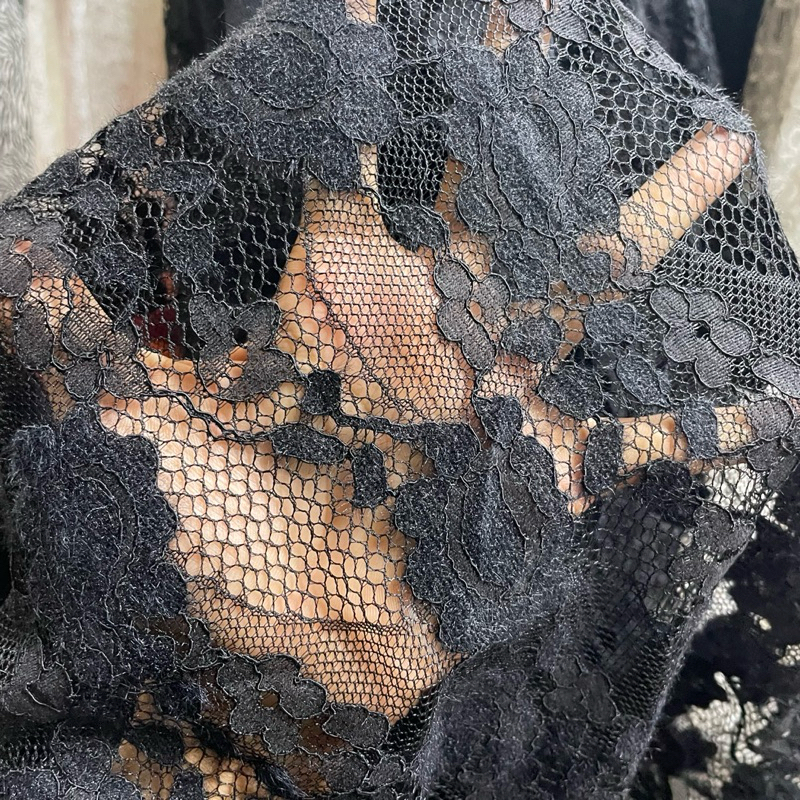 kain semi prada - kain rajut brokat motif bunga premium - kain brokat semi prada - kain brokat warna