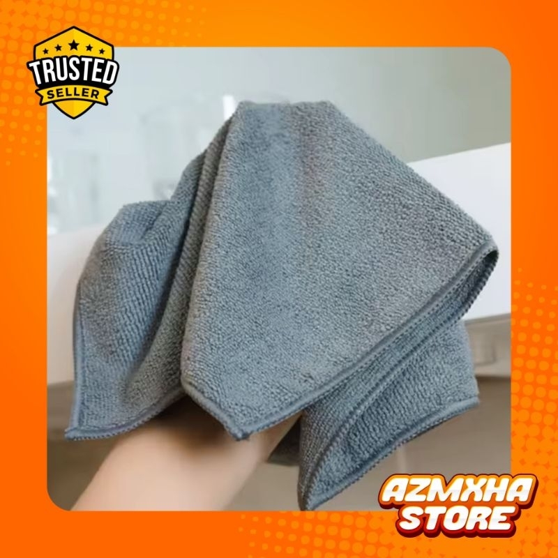 [azmxha store] Lap Microfiber 40x40 320 gsm Murah kualitas Premium kain Micro Fiber 320gsm