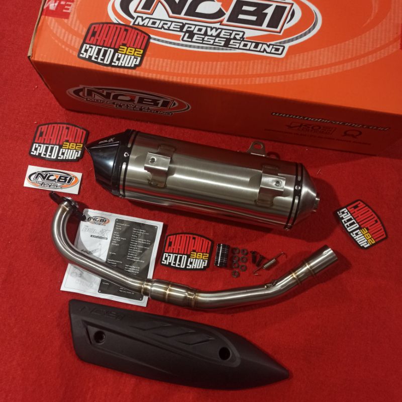Knalpot Standar Racing NOBI NOB1 Bold X Stainless ADV 160
