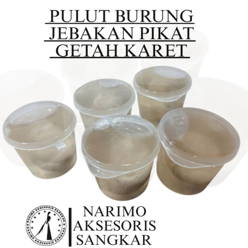 Pulut burung jebakan pikat getah karet