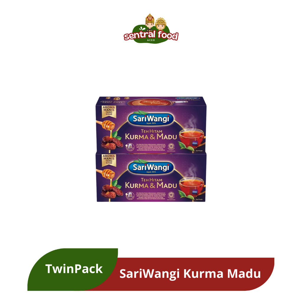 

SariWangi Teh Celup Hitam Kurma & Madu Isi 25 Kantung Twinpack
