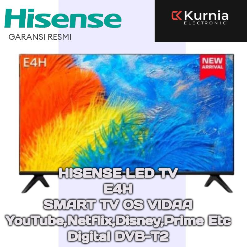 HISENSE 43E4H FHD SMART  TV BEZELESS 43 inch